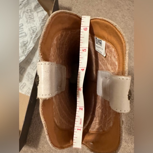 Dingo Size 11 M White Poppy Floral Embroidery Studded Women’s Cowboy Boots - Picture 15 of 16